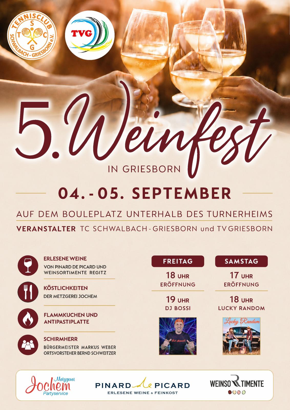 Plakat Weinfest 2026
