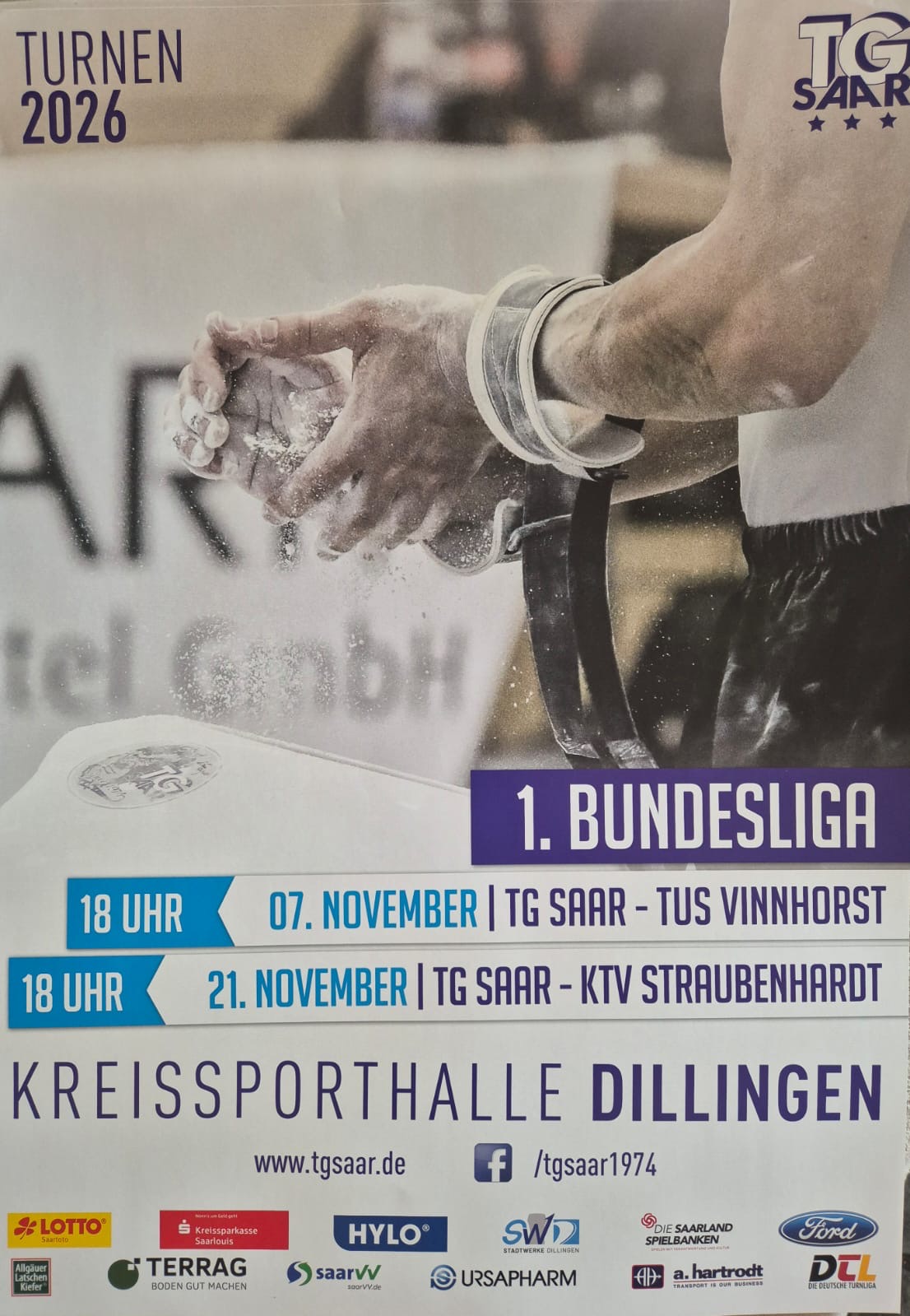 TG Saar Plakat 2026